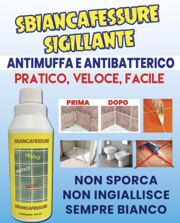 sbianca fessure