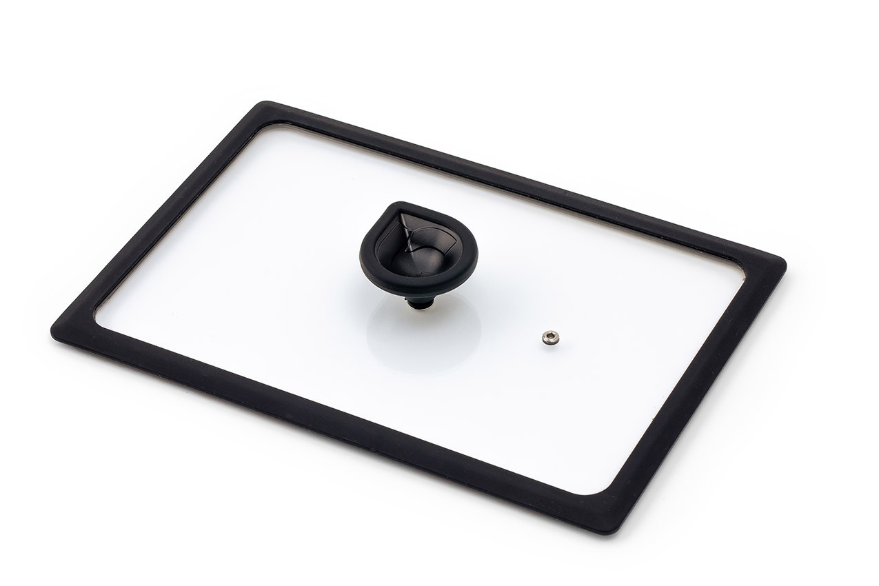 Coperchio Vetro Temperato Rettangolare 25x35